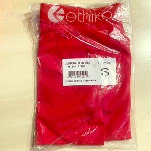Ethika Men’s Subzero Neon Red 3/4 Tights